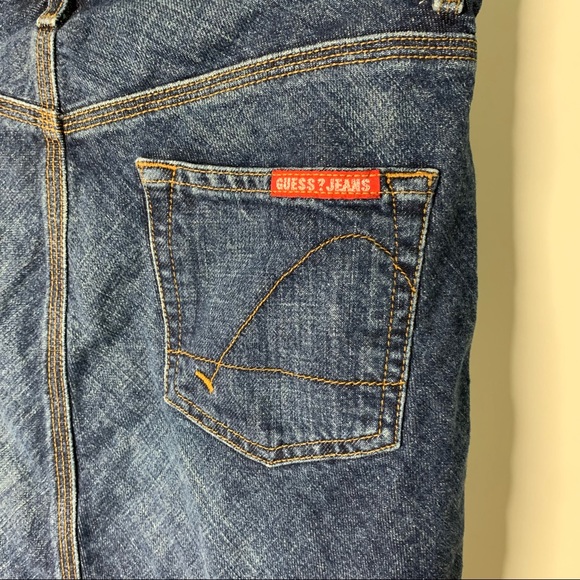 Guess Jeans Straight Denim Pencil Skirt - Picture 8 of 14